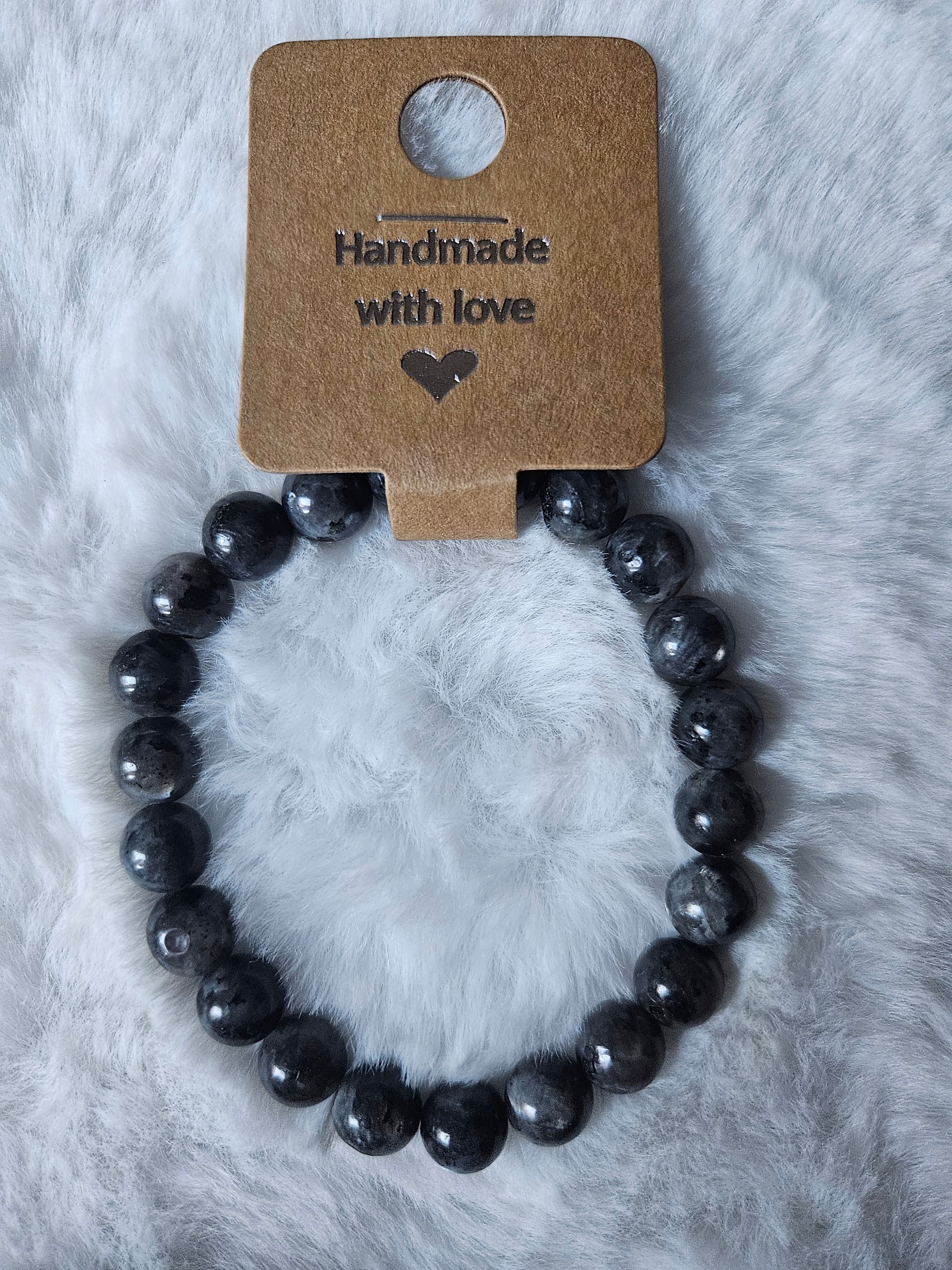 Handmade Labradorite bracelet 8mm