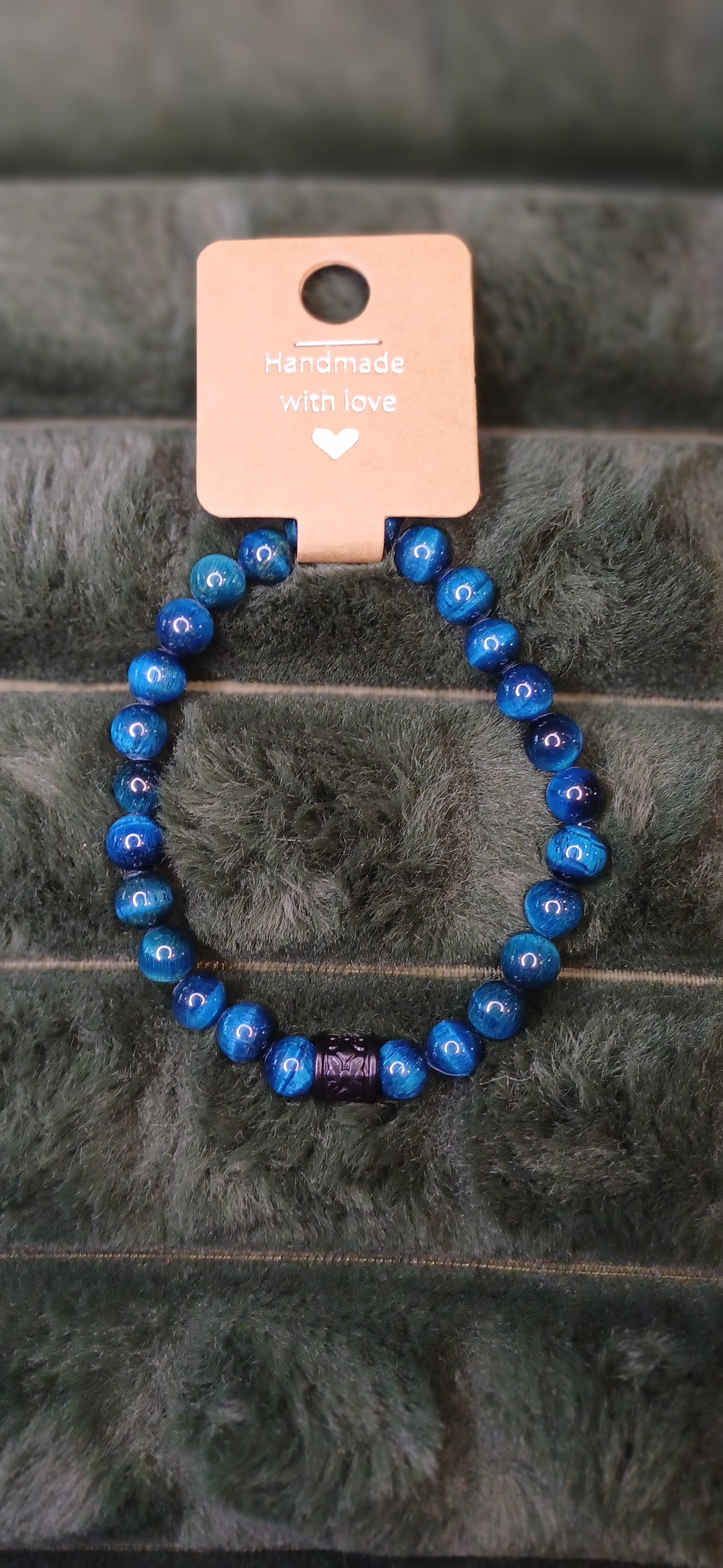 Blue Tigers Eye bracelet 19